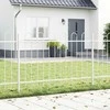 Sodo tvora 2 pcs Balta 3,4 x 1,2 m Miltelinis plienas