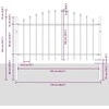 Sodo tvora WOERDEN 170 x 140 cm Milteliniu būdu dengtas plienas
