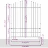 Sodo tvora 4 pcs Balta 170 x 225 cm