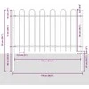 Sodo tvora BOXTEL 7 pcs 11,9 x 1 m Miltelinis plienas Pilka