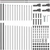 Sodo tvora 8 pcs Pilka 170 x 190 cm