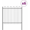 Sodo tvora 6 pcs Pilka 10,2 x 1,5 m Miltelinis plienas