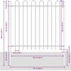 Sodo tvora BOXTEL 2 vnt. 3,4 x 1,5 m Miltelinis plienas Pilka