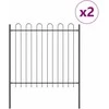 Sodo tvora 2 pcs Pilka 3,4 x 1,5 m Miltelinis plienas