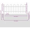 Sodo tvora BOXTEL 8 vnt. 13,6 x 0,6 m Miltelinis plienas Pilka