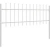 Sodo tvora WOERDEN 6 vnt. 10,2 x 0,6 m Miltelinis plienas Balta