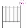 Sodo tvora 5 pcs Pilka 8,5 x 1,5 m Miltelinis plienas
