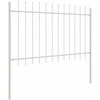 Sodo tvora WOERDEN 4 vnt. 6,8 x 0,8 m Miltelinis plienas Balta