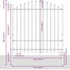 Sodo tvora 6 pcs Balta 170 x 215 cm