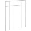 Sodo tvoros plokštė 12 pcs Galvanizuotas plienas Sidabrinė