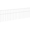 Sodo tvoros plokštė 12 vnt. 100 x 30 cm Galvanizuotas plienas