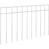 Sodo tvoros plokštė 24 vnt. 50 x 30 cm Galvanizuotas plienas