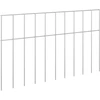 Sodo tvoros plokštė 24 vnt. 50 x 30 cm Galvanizuotas plienas