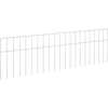 Sodo tvoros plokštė 24 pcs Galvanizuotas plienas Sidabrinė