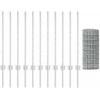 Euro tvoros su stulpu 25 x 0,8 m Galvanizuotas plienas