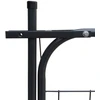 Sodo tvoros vartai 100 x 100 cm, antracito spalvos