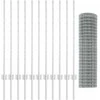 Euro tvoros su stulpu 25 x 1 m Galvanizuotas plienas Sidabrinė