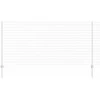 Euro tvoros su stulpu 10 x 1,2 m Galvanizuotas plienas