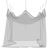 Sodo uodų tinklas 220 mesh Juoda 3 x 4,5 x 2,5 m Poliesteris