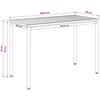 Sodo vakarienės stalas Balta 108,5 x 55 x 75 cm