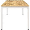 Sodo vakarienės stalas Balta apdaila 147 x 88,5 x 75 cm