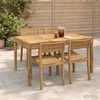 Sodo vakarienės stalas Balta 147 x 88,5 x 75 cm