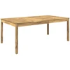 Sodo vakarienės stalas Balta 196 x 100,5 x 75 cm