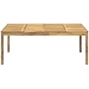 Sodo vakarienės stalas Balta 196 x 100,5 x 75 cm
