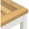 Sodo vakarienės stalas Balta 60 x 60,5 x 75 cm