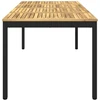 Sodo vakarienės stalas Balta ir juoda 147 x 88,5 x 75 cm