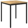 Sodo vakarienės stalas Balta ir juoda 70 x 68,5 x 75 cm