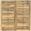 Sodo vakarienės stalas Balta ir juoda 80 x 80,5 x 75 cm