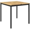 Sodo vakarienės stalas Balta ir juoda 80 x 80,5 x 75 cm