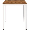 Sodo vakarienės stalas Natūrali ir Balta 70 x 68,5 x 75 cm