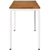Sodo vakarienės stalas Natūrali ir Balta 108,5 x 55 x 75 cm