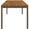 Sodo vakarienės stalas Natūralus ir kava 180 x 88,5 x 75 cm