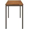 Sodo vakarienės stalas Natūralus ir kava 108,5 x 55 x 75 cm