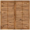 Sodo vakarienės stalas Natūralus ir kava 110 x 108,5 x 75 cm