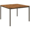 Sodo vakarienės stalas Natūralus ir kava 110 x 108,5 x 75 cm