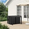 Sodo Valgomojo Kėdės 2 pcs Antracitas 53 x 47 x 88,5 cm PP