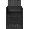 Sodo Valgomojo Kėdės 2 pcs Antracitas 53 x 47 x 88,5 cm PP