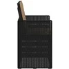 Sodo Valgomojo Kėdės 2 pcs Antracito ir taupe PP