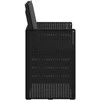 Sodo Valgomojo Kėdės 2 pcs Antracito PP