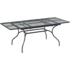 Sodo valgomojo komplektas 7 pcs Antracito Plienas