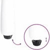 Lauko baldų komplektas Sodo valgomojo komplektas 7 pcs Balta Aliuminis