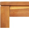 Sodo valgomojo stalas, 110x110x75cm, akacijos medienos masyvas