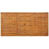 Sodo valgomojo stalas, 180x90x75 cm, akacijos medienos masyvas