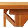 Sodo valgomojo stalas, 180x90x75 cm, akacijos medienos masyvas