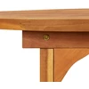 Sodo valgomojo stalas, 220x90x75 cm, akacijos medienos masyvas