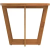 Sodo valgomojo stalas, ovalus, 150x90x75 cm, akacijos masyvas